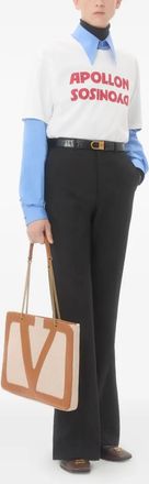 Valentino Garavani Mens White Cotton T-shirt - Size X-Large