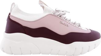 Bally Bienne Bikki Leather Low-Top Sneakers, Brand Size 35 ( US Size 4.5 )