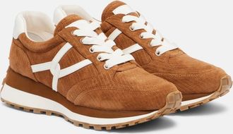 Veronica Beard Valentina corduroy suede sneakers