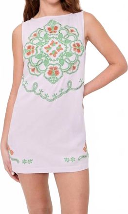 Free People Womens Electric Garden Mini Dress In Pale Orchid