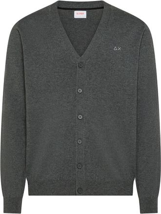 Sun 68 Cardigan - - Knitwear - Uomo - Grigio - L