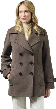 Junge Cappotto doppiopetto - - Coats - Donna - Marrone - 3XL