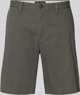 Marc O'Polo Slim Fit Shorts aus Baumwoll-Mix Modell SALO in Dunkelgrau, Gr&ouml;&szlig;e 33