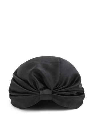 Valentino Garavani Copricapo in seta - Nero