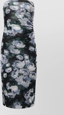 Stella McCartney floral mesh midi dress