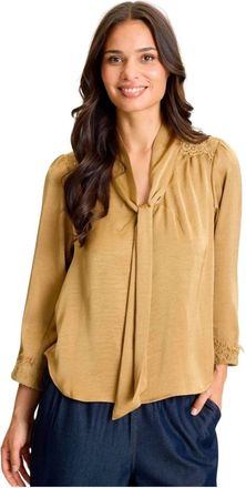 In Front IN Front, Overhemden, Dames, Bruin, M, Blouse
