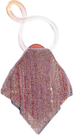 Benedetta Bruzziches Casper Little Cosmic Savoir Vivre Bag - Dames - Handtassen - Rood - ONE Size - Satijn - Tassen