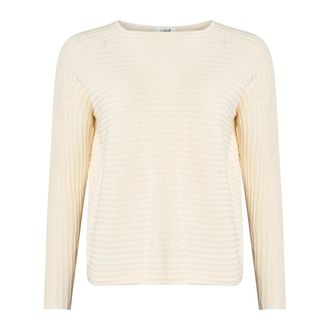 Lind Ronde hals knitwear - Dames - Ronde hals truien - Beige - L - Truien & Vesten