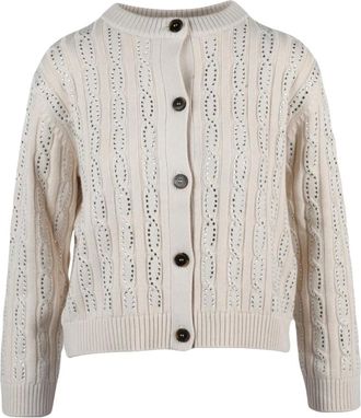 Marella Dames, Truien, Beige, Maat: M Katoen