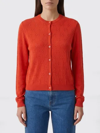 Gucci Cardigan a girocollo in cotone GG Gucci