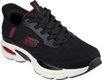 Skechers Mens Skech-AIR Ventura Shoes, Black RED, 10 UK