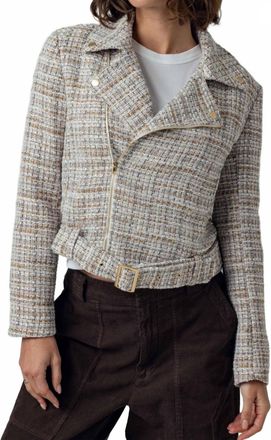 Sundays Cropeley Jacket In Spice Boucle