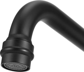 Infinite Grifo Mural Para Ba&ntilde;era En Cobre Negro Con 2 Manijas - Grifo De Cinco V&iacute;as Tipo A - Mezclador Termost&aacute;tico Con Reductor Y Tapas Embellecedoras