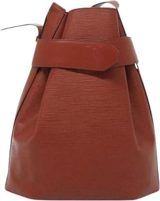 Louis Vuitton Pre-owned Bucket Bags, female, Brown, Size: ONE SIZE Pre-owned Bucket Bag