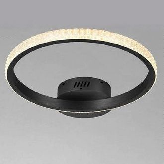 Trade Shop Trade Shop - Copy Of Plafoniera Led 24w Cerchio Effetto Cristallo Bianco Luce Fredda Calda Naturale 31715