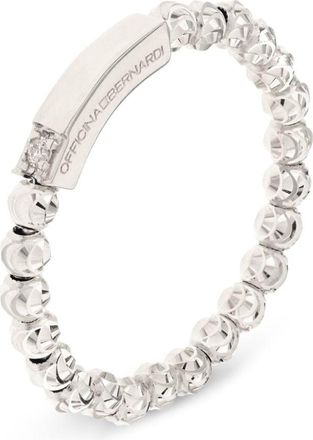 Officina Bernardi 18kt white gold Moon diamond ring - women - 18kt White Gold/Diamond - 7 - Silver