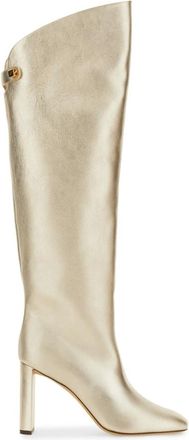 Maisons Skorpios Bota de Tac&oacute;n Alto en Nappa Adriana - Shoes - Mujer - Beige - 37 EU