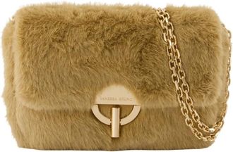 Vanessa Bruno Beige Schoudertas - Moon Moyen - Dames - Schoudertassen - Beige - ONE Size - Katoen - Tassen