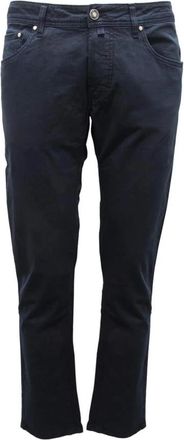 Jacob Cohen Slim-fit Jeans, male, Blue, Size: W31 Nick Slim 5-Pocket Trousers