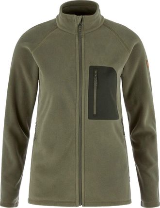 Fj&auml;llr&auml;ven Womens Kaipak Fleece Jacket Green XL