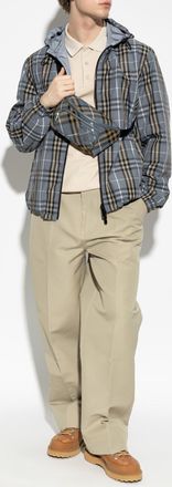 Burberry Reversible Jacket Newport, Mens, Grey