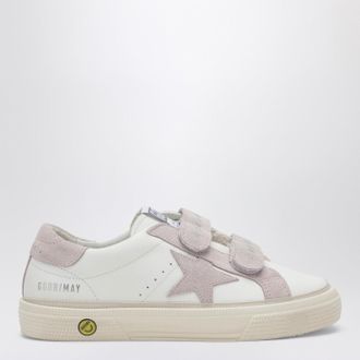 Golden Goose Sneaker May School bianca/rosa