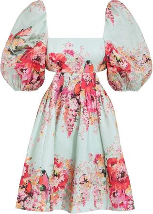 Zimmermann Mae Cut Out Mini Dress Size S