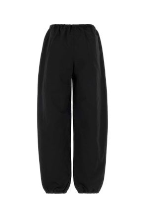 Alexander Wang Tech Jersey with Rhinestone Drawcord Joggers - Black