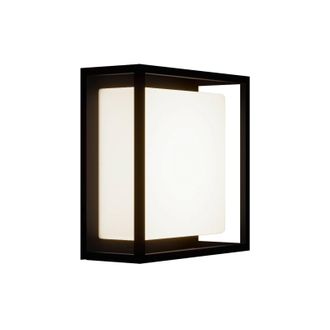 Lucande Lucande - L&aacute;mpara De Pared Led Exterior ilirian En Negro Aluminio