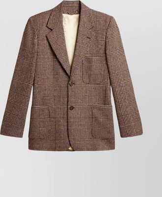 Golden Goose houndstooth check blazer jacket