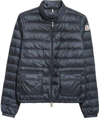 Moncler Lans Down Jacket in Navy/Navy at Nordstrom, Size 1