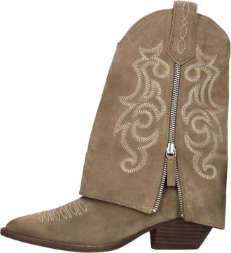 Ash Laarzen Bruin - Dames - Cowboylaarzen - Bruin - 38 EU - Su&egrave;de - Schoenen