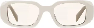 Prada Light Brown Rectangular Ladies Sunglasses PR 17WSF 21D5J2 51