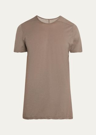 DRKSHDW RICK OWENS Mens Cotton Slim Longline Crewneck T-Shirt