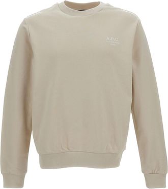 A.P.C. Beige Crew Neck Sweatshirt