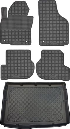 OEM Juego De Alfombrillas De Goma Para Coche Y Maletero Para Volkswagen Golf Vi Hatchback (09.2008-09.2012)