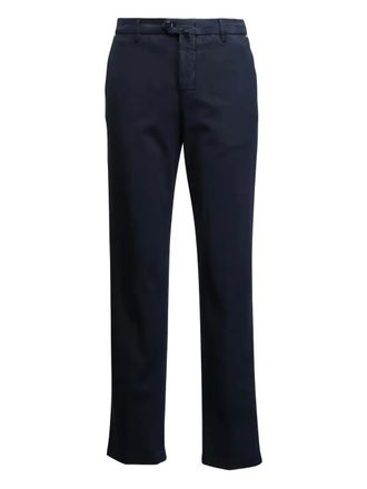 Kiton belt loops trousers - Blue