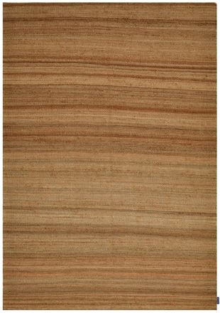 Tom Tailor Alfombra de sal&oacute;n fina de yute hecha a mano natural 70x140 cm