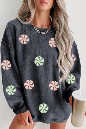 Azura Exchange Snoepprint Katoenen Sweatshirt