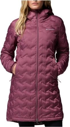 Columbia Delta Ridge II Long Down Jacket Daunenjacke f&uuml;r Damen | lila