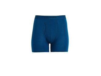 Icebreaker Merino 150 Anatomica Boxers wFly Mens Underwear Atlantis : XL, Elastane/Polyamide/Wool