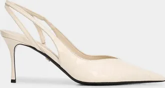 Ferragamo Dafne 70MM Croc-Embossed Slingback Pumps