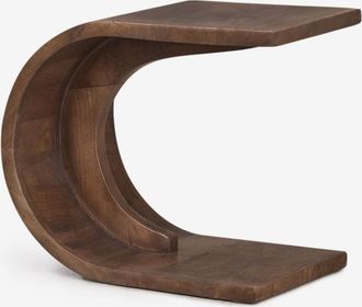 Sklum Mesa Auxiliar 45x30 Cm En Madera Rigi Sklum