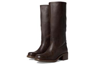 Frye and Co. Miranda 14 Womens Pull-on Boots Dark Brown : 7.5 M, Synthetic
