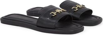 Tommy Hilfiger Platte muiltjes in leer