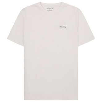 Knowledge Cotton Apparel Regenerative Organic Cotton Back Print T-Shirt T-Shirt f&uuml;r Herren | egret