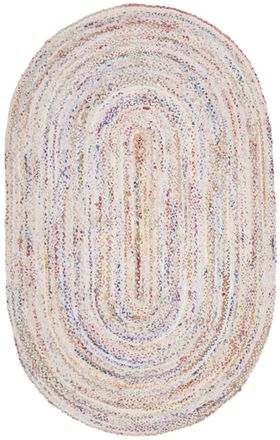 Safavieh Alfombra algod&oacute;n marfil/multicolore 122 x 183 cm