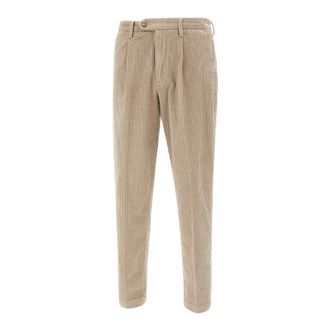 Re-hash Heren, Broeken, Beige, Maat: W35 Leer