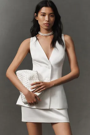 Mare Mare The Vienna Satin Plunge Vest by Mare Mare Top