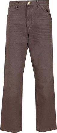 Carhartt Work in Progress Single Knee Pant - Heren - Regular Fit Jeans - Bruin - W32 - Katoen - Jeans